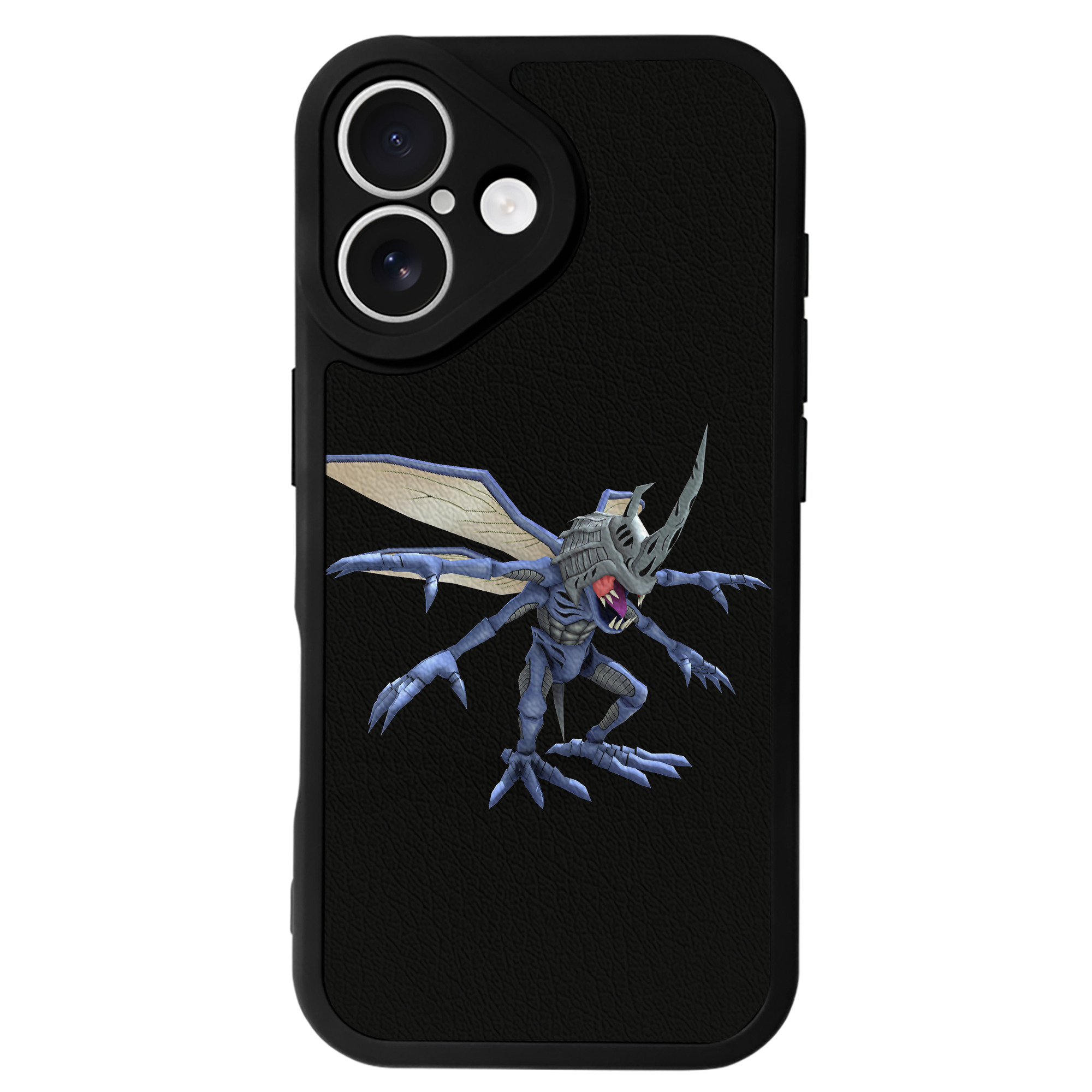 （画像用） Digimon デジタルモンスター/デジモン 【iPhone 16シリーズ対応】シリコンスマホケース（レザー調） 材質：シリコン